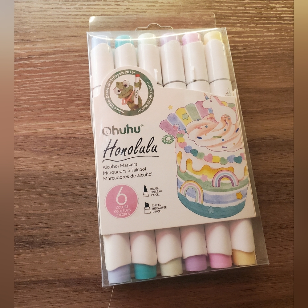 6pack Pastel Alcohol Markers - Ohuhu